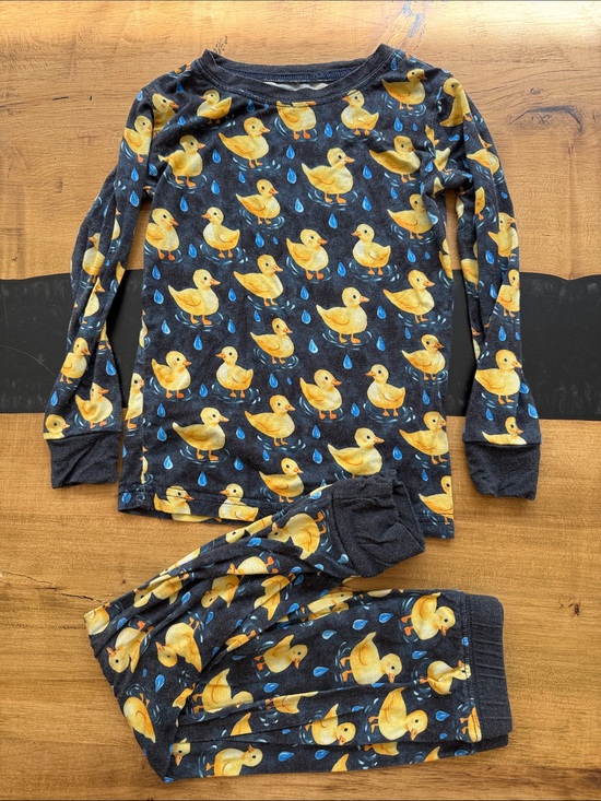 Little One Shop Other - Little One Shop Black Duck-Print Pajama Set - Long Sleeve Top & Pants